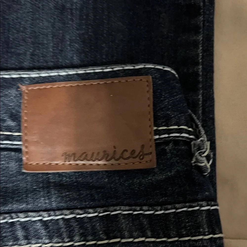 Maurices Dark Blue Boot Cut Jeans - Picture 8 of 10